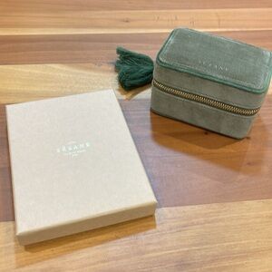Sezane jewelry box / case with journal